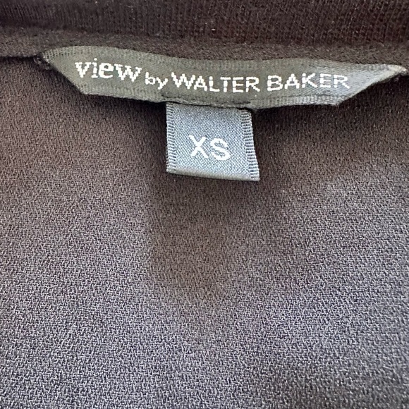 Walter Baker The View Women’s Sz XS Black Bomber Jacket Mesh Back - Picture 8 of 8